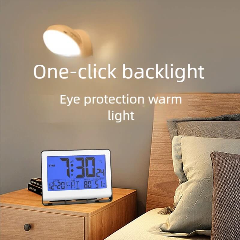 LIORQUE Large-Screen Silent Desktop & Wall-Mount Electronic Clock - LIORQUE