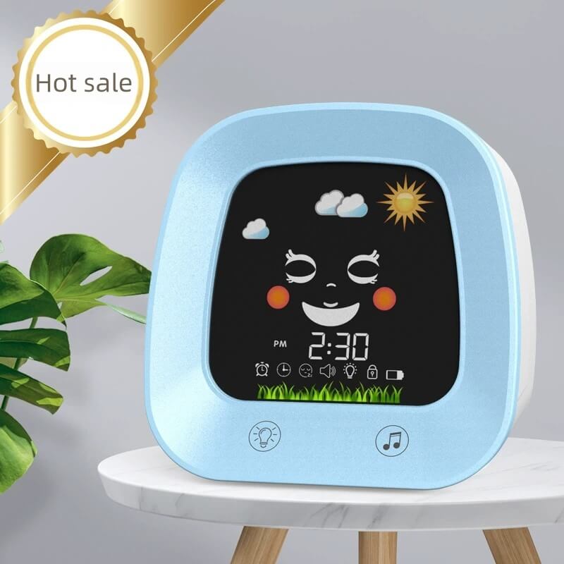 LIORQUE Digital Silent Luminous Children’s Student Bedside Alarm Clock - LIORQUE