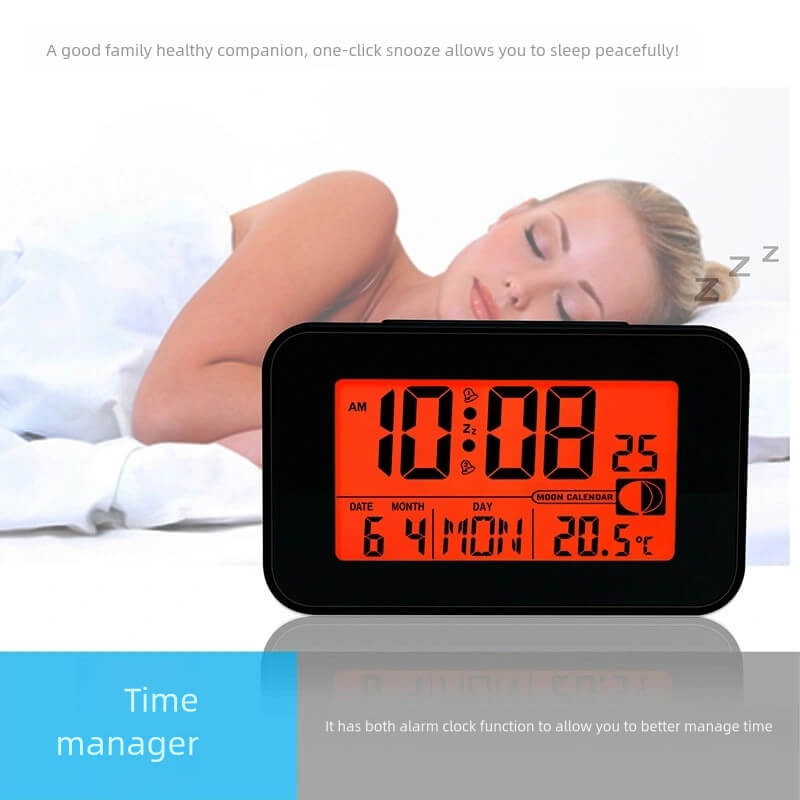 LIORQUE LCD Digital Table Clock for Bedroom & Study - LIORQUE