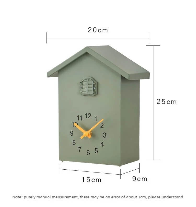 LIORQUE Cuckoo Wall Clock with Popping Bird and Chime - LIORQUE