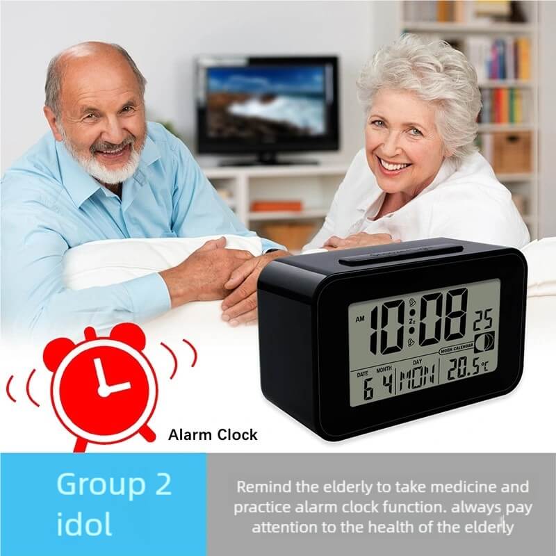 LIORQUE LCD Digital Table Clock for Bedroom & Study - LIORQUE