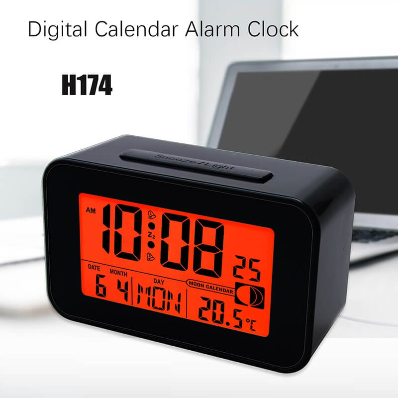 LIORQUE LCD Digital Table Clock for Bedroom & Study - LIORQUE