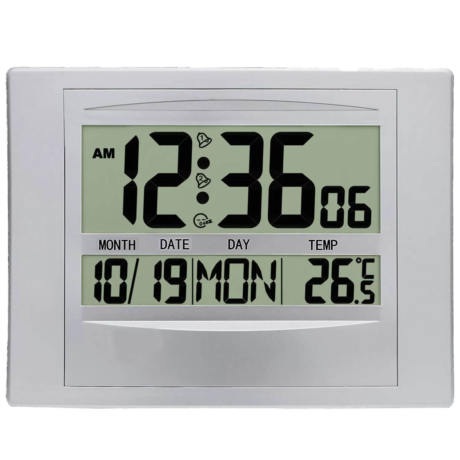 LIORQUE Silent Digital Wall Clock for Living Room, Bedroom & Lobby - LIORQUE