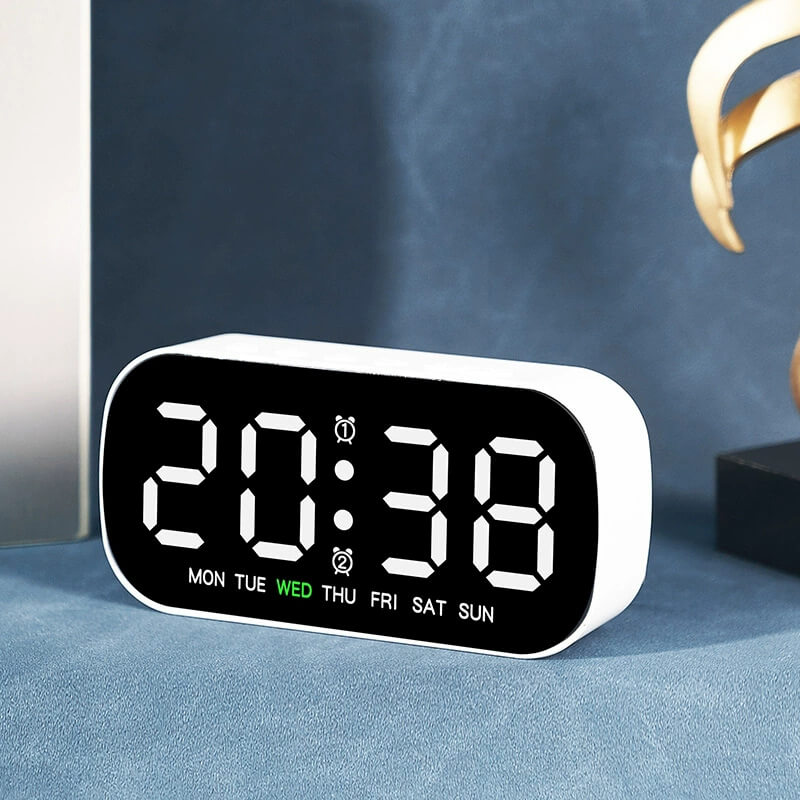 LIORQUE Multifunctional LED Digital Alarm Clock - LIORQUE