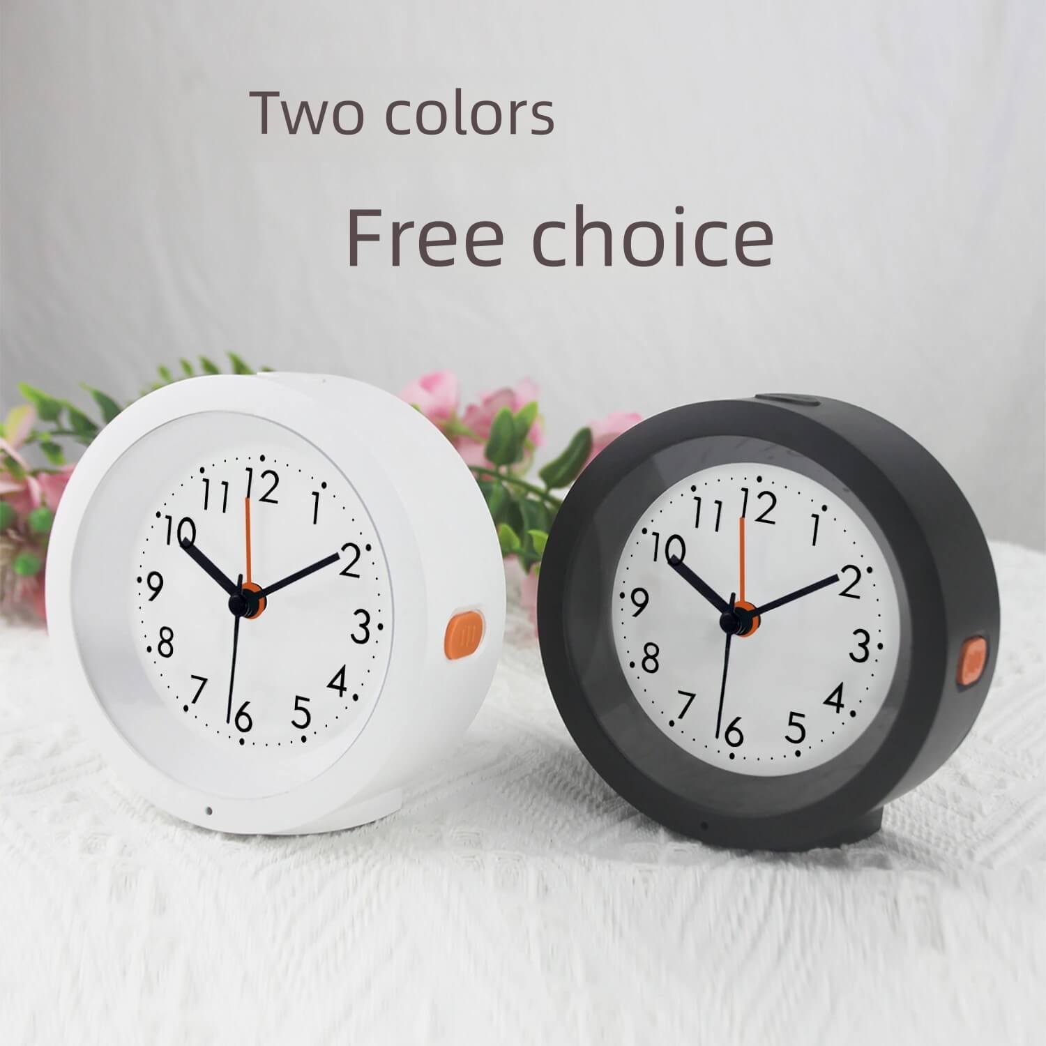 LIORQUE Silent Automatic Light-Sensing Illuminated Night Light Alarm Clock - LIORQUE