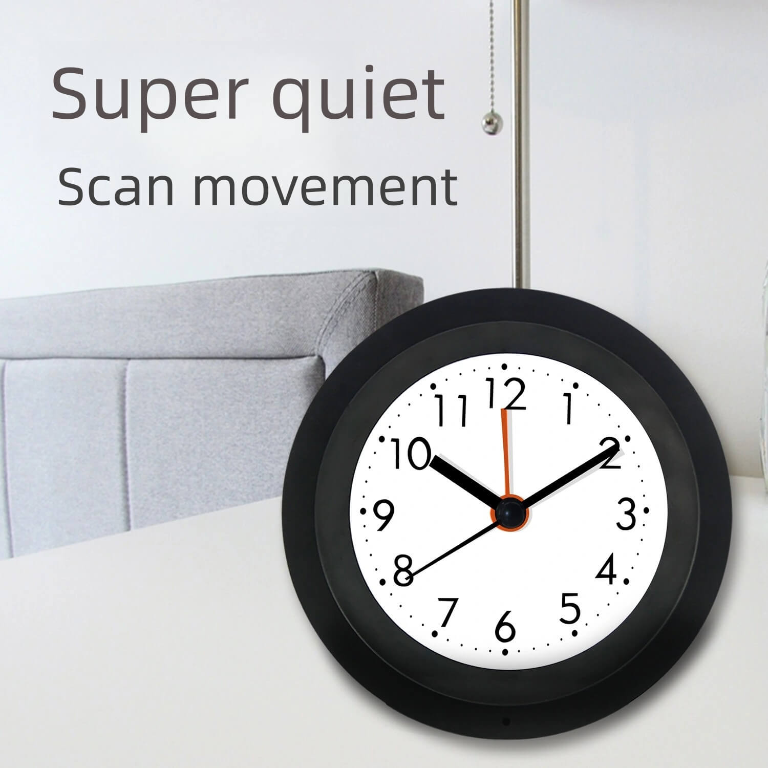 LIORQUE Silent Automatic Light-Sensing Illuminated Night Light Alarm Clock - LIORQUE