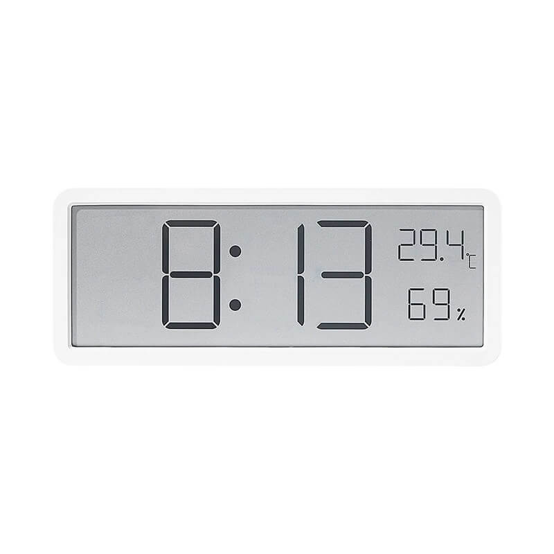 LIORQUE Large-Screen Living Room Wall Clock with Temperature & Humidity Display - LIORQUE