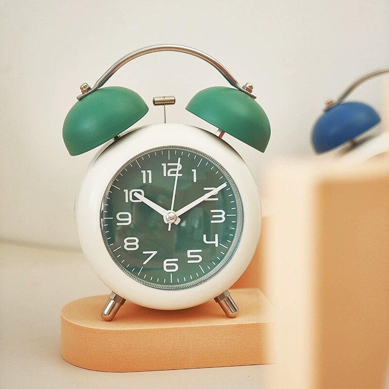 LIORQUE Silent Night Light Bedroom Desk Alarm Clock - LIORQUE