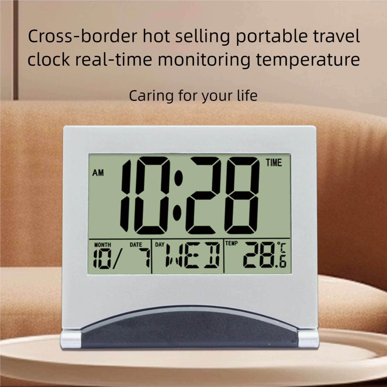 LIORQUE Ultra-Slim Travel Alarm Clock - LIORQUE