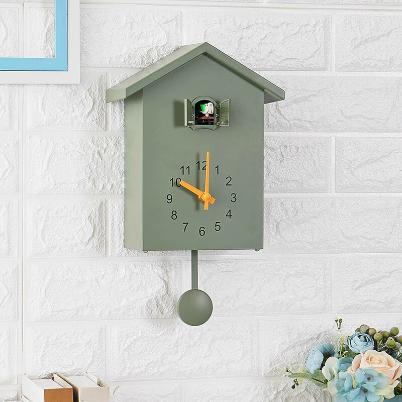 LIORQUE Cuckoo Wall Clock with Popping Bird and Chime - LIORQUE