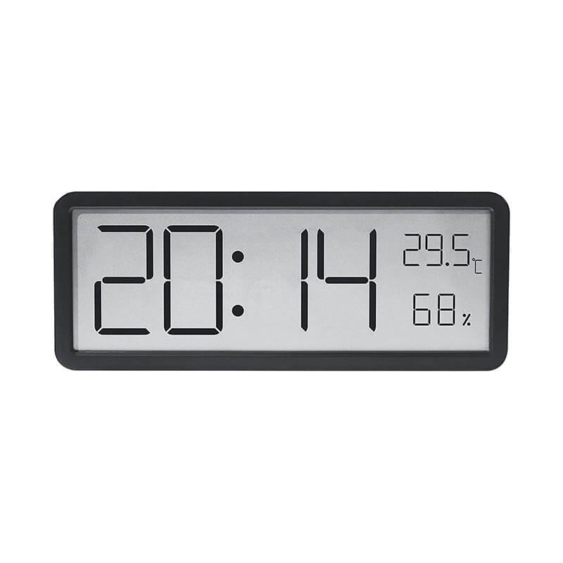 LIORQUE Large-Screen Living Room Wall Clock with Temperature & Humidity Display - LIORQUE