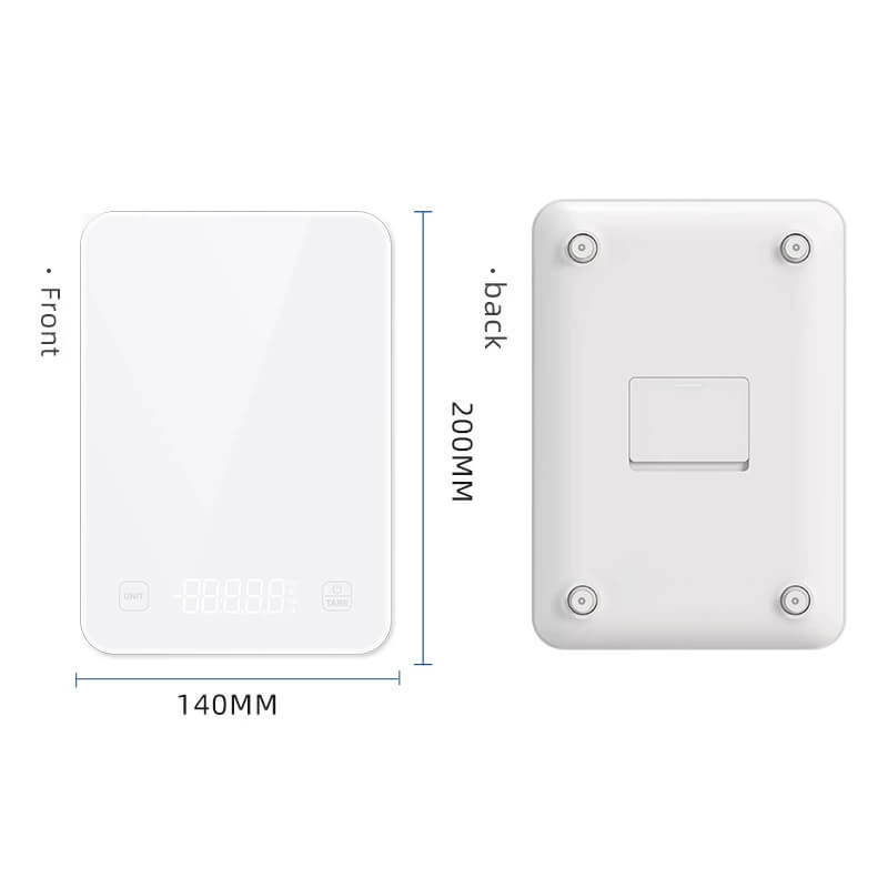 LIORQUE Glass Electronic Kitchen Scale — Precise Digital Food Scale - LIORQUE