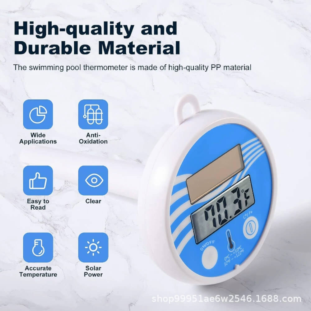 LIORQUE Pool Thermometer — Floating Digital Water Gauge - LIORQUE
