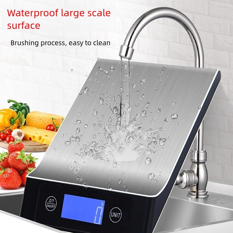 LIORQUE Stainless Steel Kitchen Scale 15kg - LIORQUE