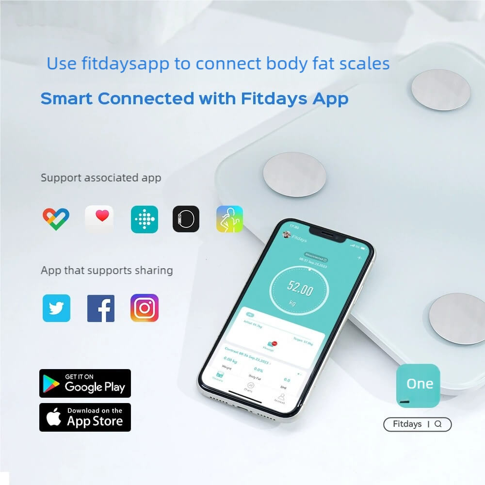 LIORQUE Smart Bluetooth Body Fat Scale — Digital Weight & Health Analyzer - LIORQUE