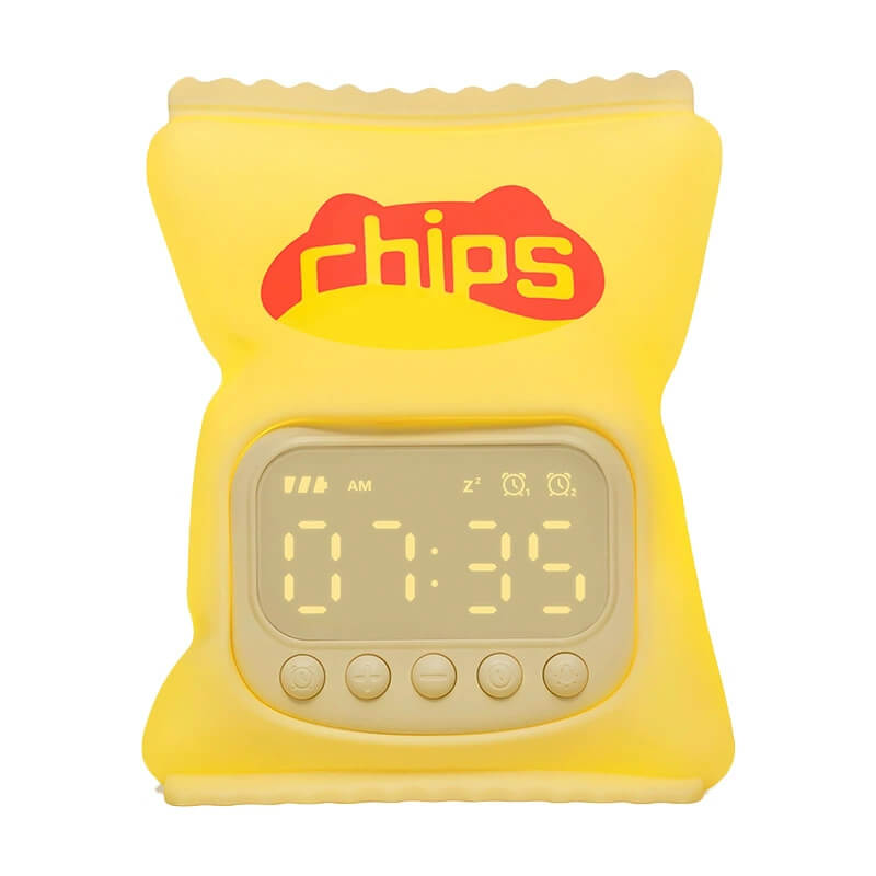 LIORQUE Silicone Alarm Clock with Night Light - LIORQUE