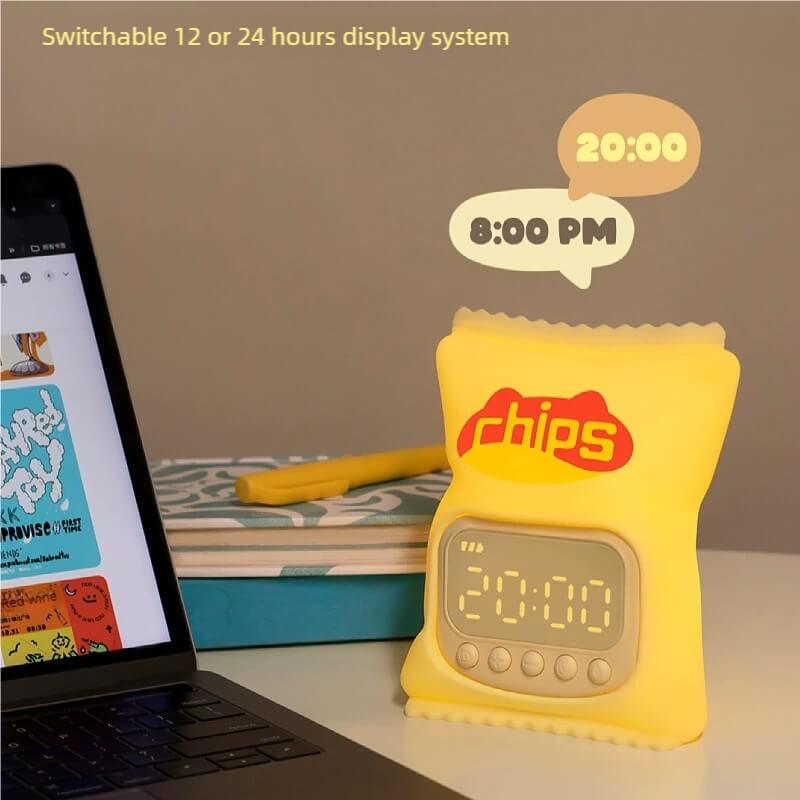 LIORQUE Silicone Alarm Clock with Night Light - LIORQUE