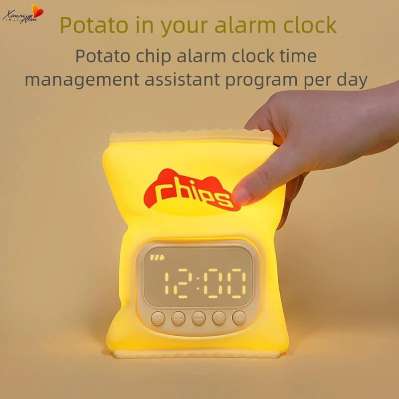 LIORQUE Silicone Alarm Clock with Night Light - LIORQUE