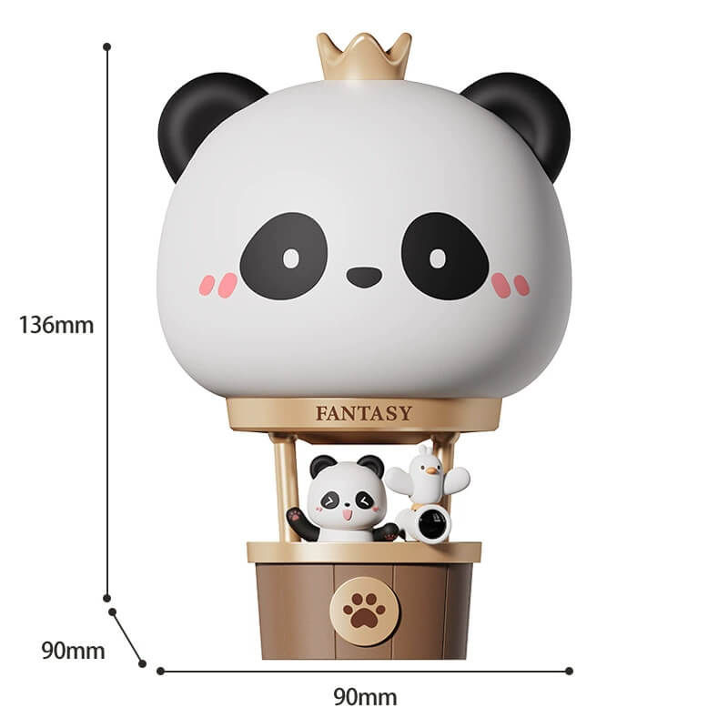 LIORQUE Panda Hot Air Balloon Night Light - LIORQUE