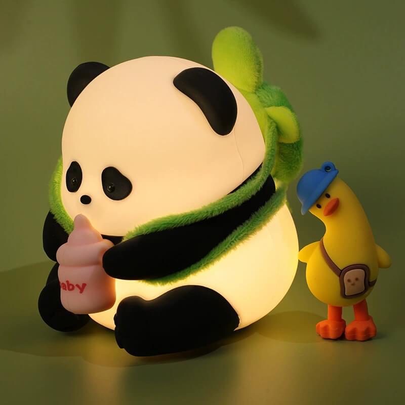 LIORQUE Cute Panda Silicone Night Light — Eye Protection Decorative Lamp - LIORQUE