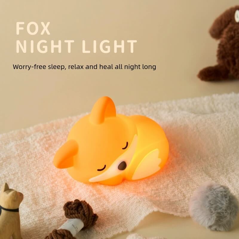 LIORQUE USB Rechargeable Little Fox Night Light - LIORQUE