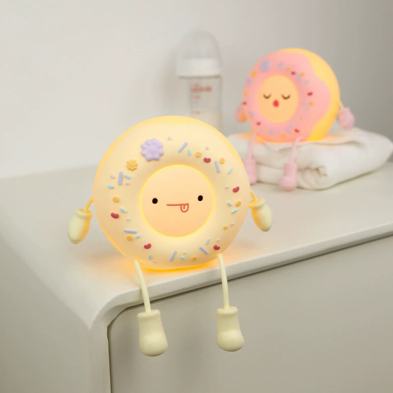 LIORQUE Soft Silicone Donut Night Light — Children’s Day Gift - LIORQUE