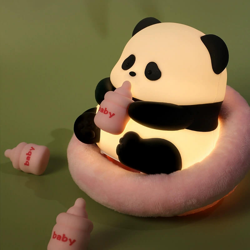 LIORQUE Cute Panda Silicone Night Light — Eye Protection Decorative Lamp - LIORQUE