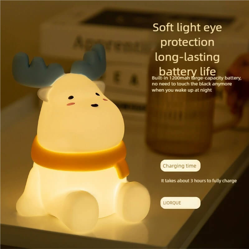 LIORQUE Christmas Reindeer Night Light — Festive Gift for Home Decoration - LIORQUE