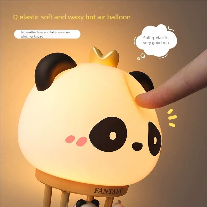 LIORQUE Panda Hot Air Balloon Night Light - LIORQUE