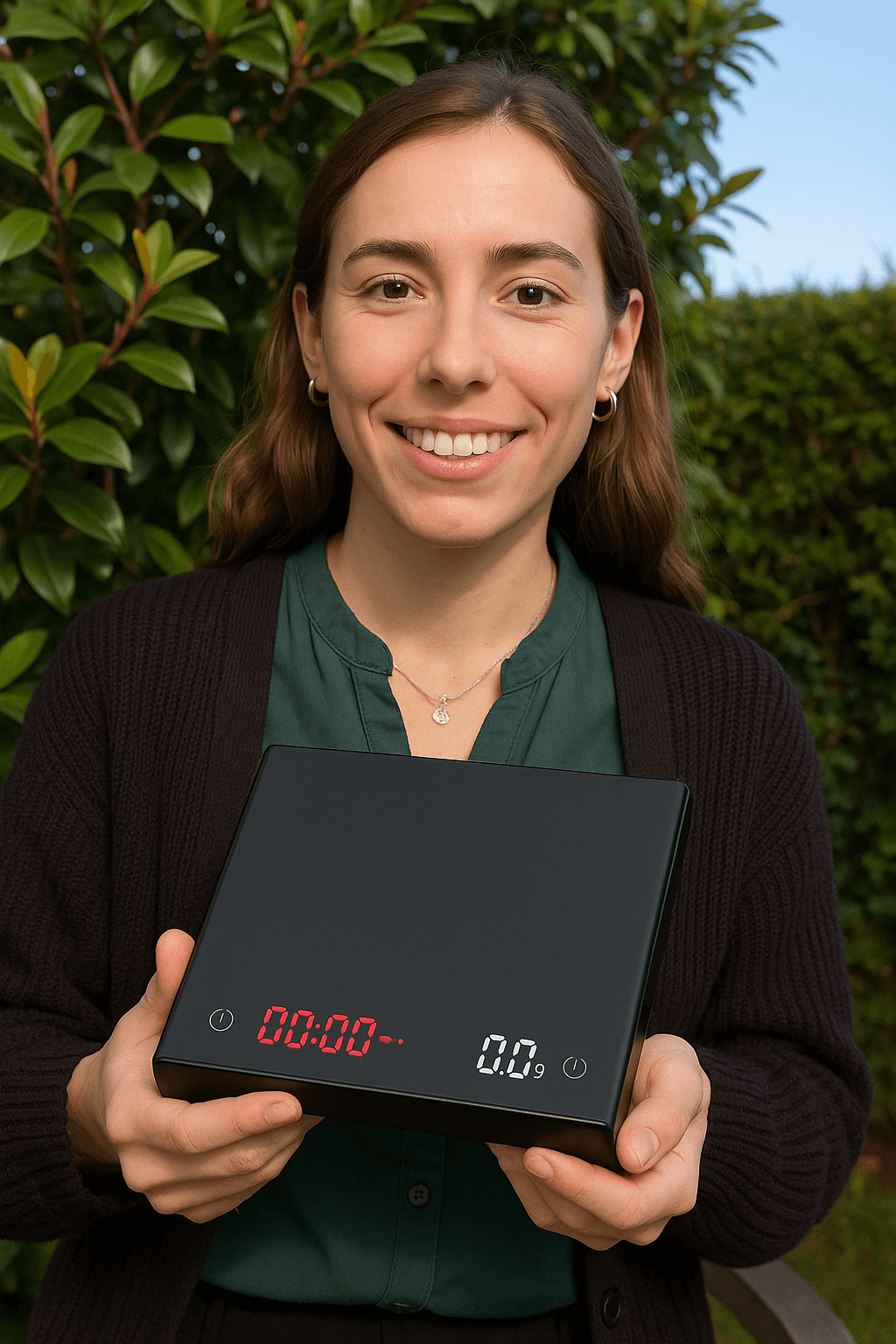 LIORQUE Precision Espresso Coffee Scale with Auto Timer — 2kg Capacity - LIORQUE