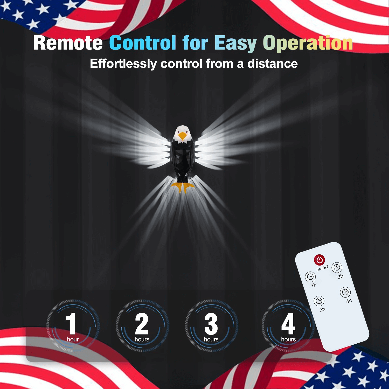 New Arrival LIORQUE Bald Eagle Wall Light Design for Party & Home Decor - LIORQUE