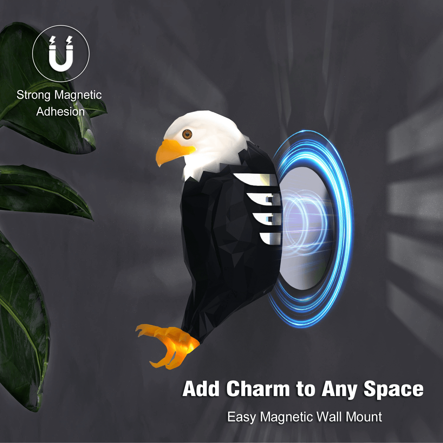 New Arrival LIORQUE Bald Eagle Wall Light Design for Party & Home Decor - LIORQUE