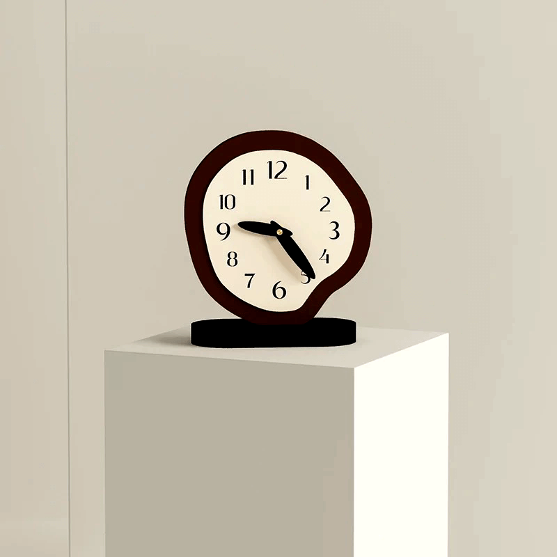 LIORQUE Modern Quartz Table Clock for Living Room - LIORQUE