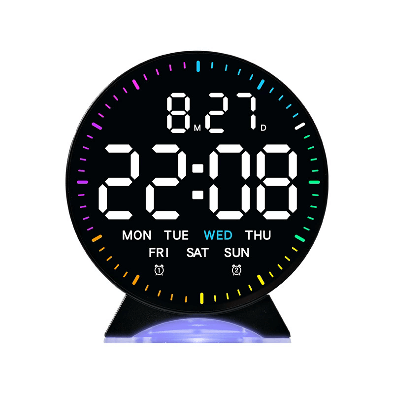 LIORQUE Digital LED Alarm Clock with Temperature - LIORQUE