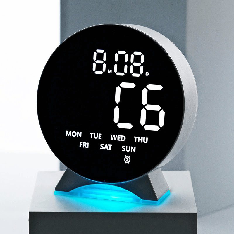 LIORQUE Digital LED Alarm Clock with Temperature - LIORQUE