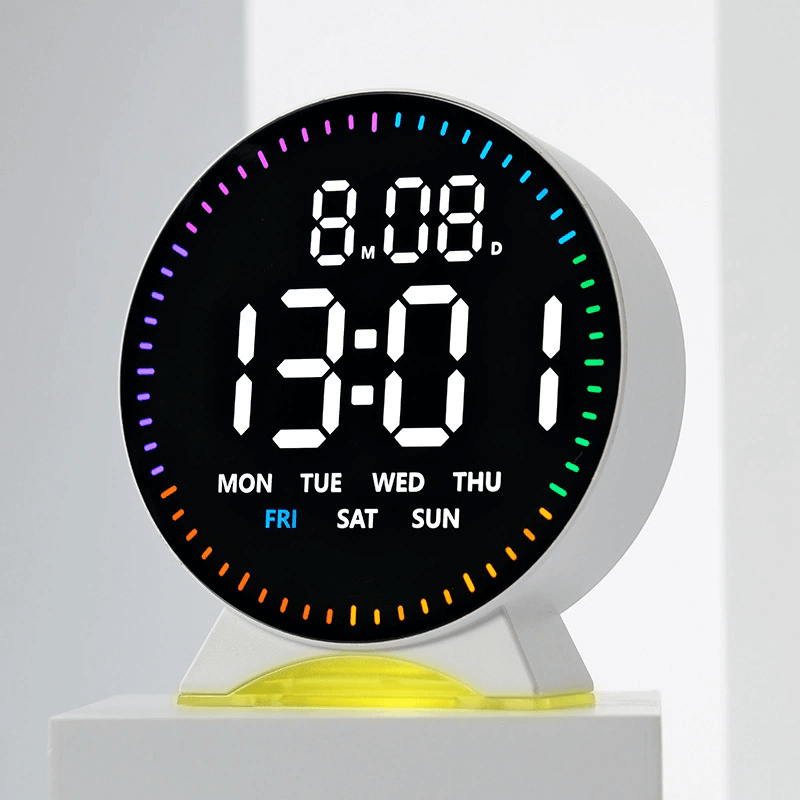 LIORQUE Digital LED Alarm Clock with Temperature - LIORQUE