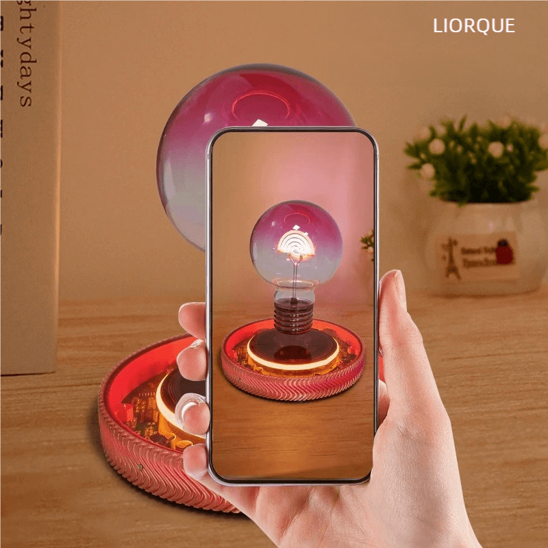 LIORQUE Levitating Rainbow Bulb Night Light - LIORQUE