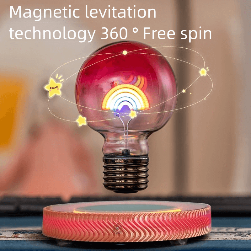 LIORQUE Levitating Rainbow Bulb Night Light - LIORQUE