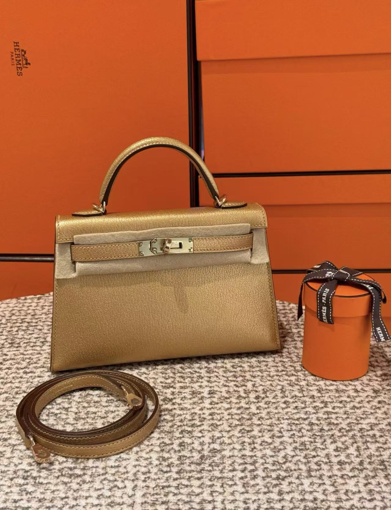 Hermes Kelly2 Mini 19 Gilding Custom-made