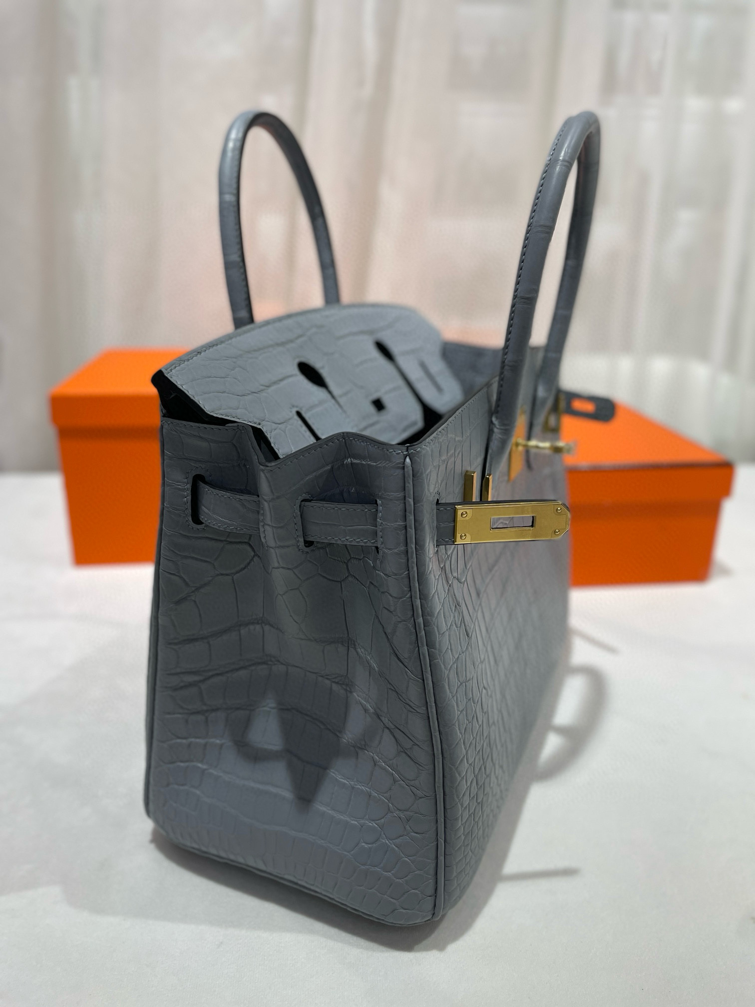 Birkin 25-30cm crocodile leather