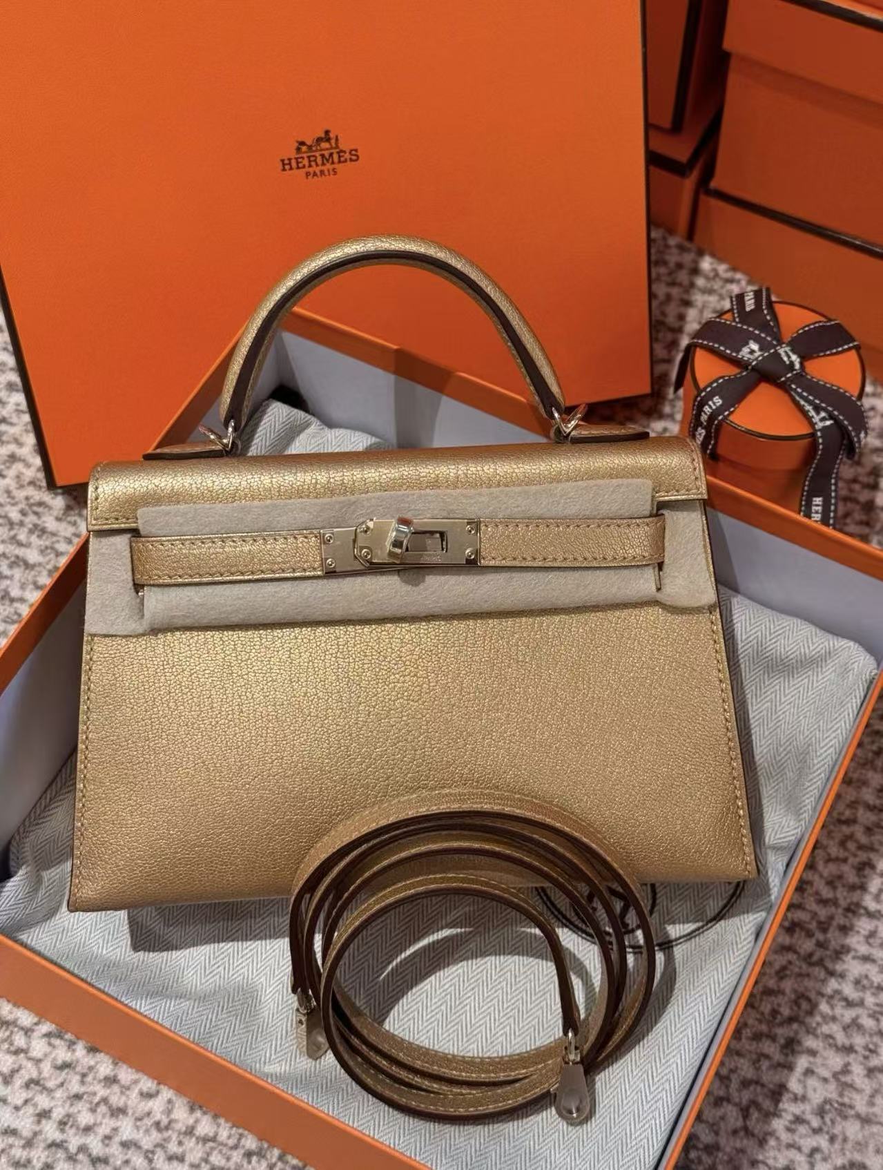 Hermes Kelly2 Mini 19 Gilding Custom-made