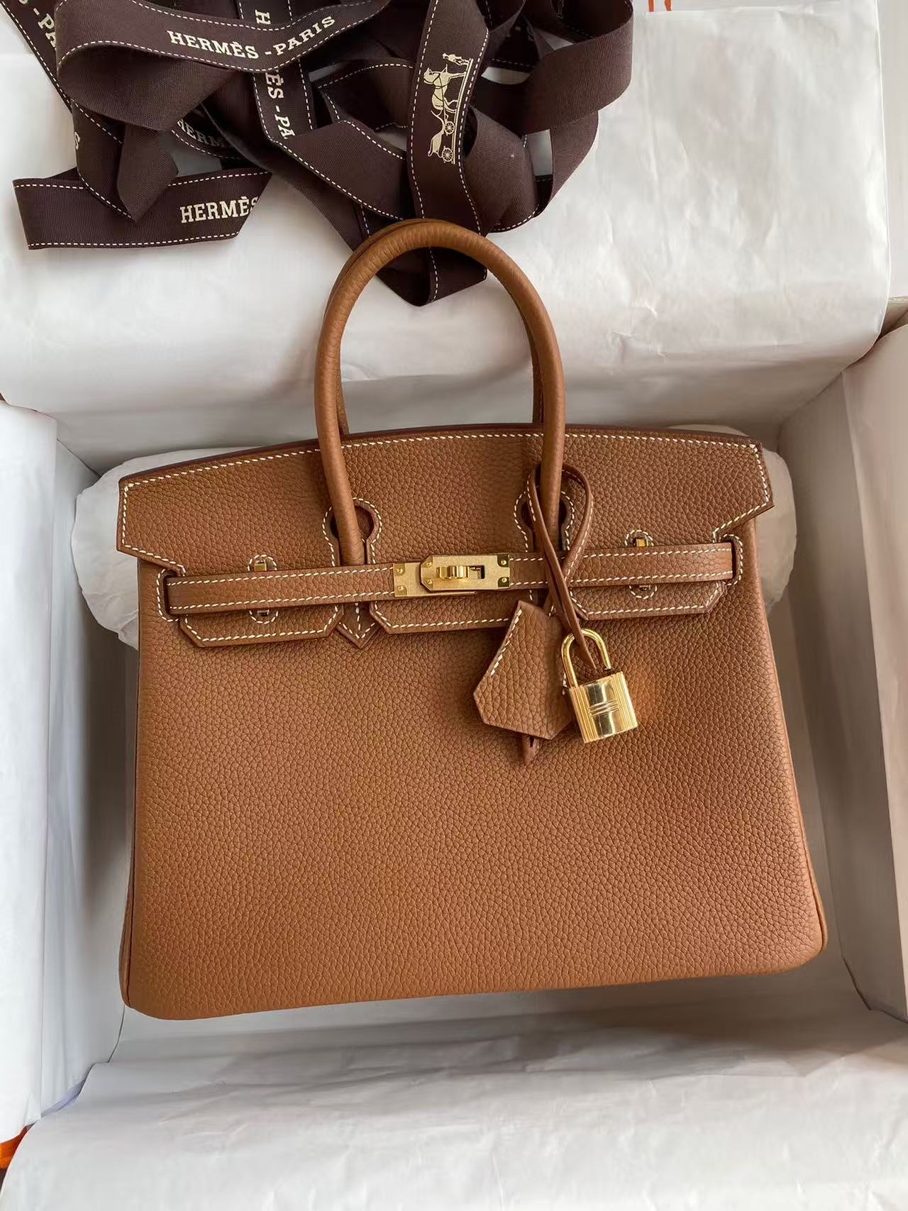 Hermès Birkin  Brown TOGO  Palladium Hardware（high-end custom）