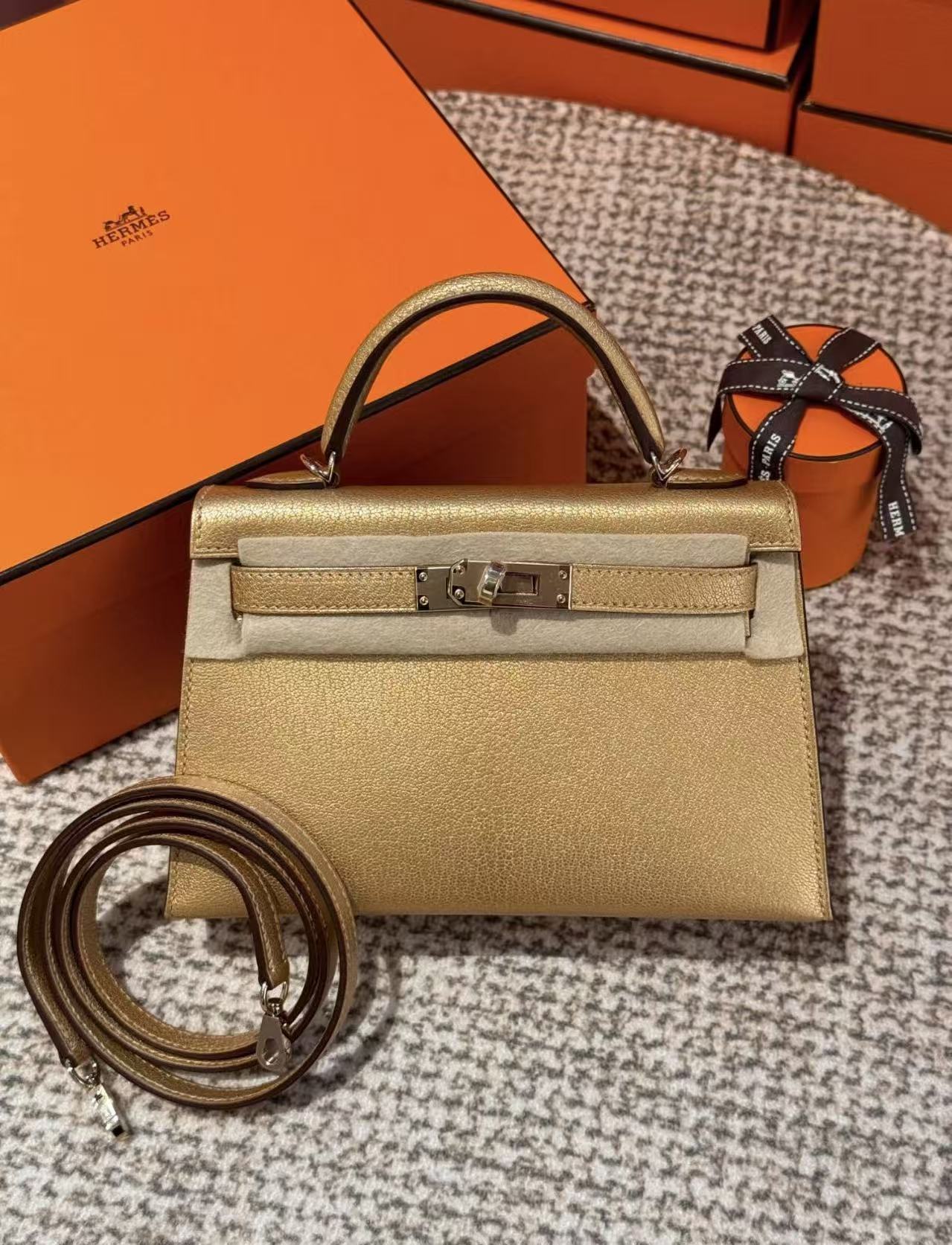 Hermes Kelly2 Mini 19 Gilding Custom-made