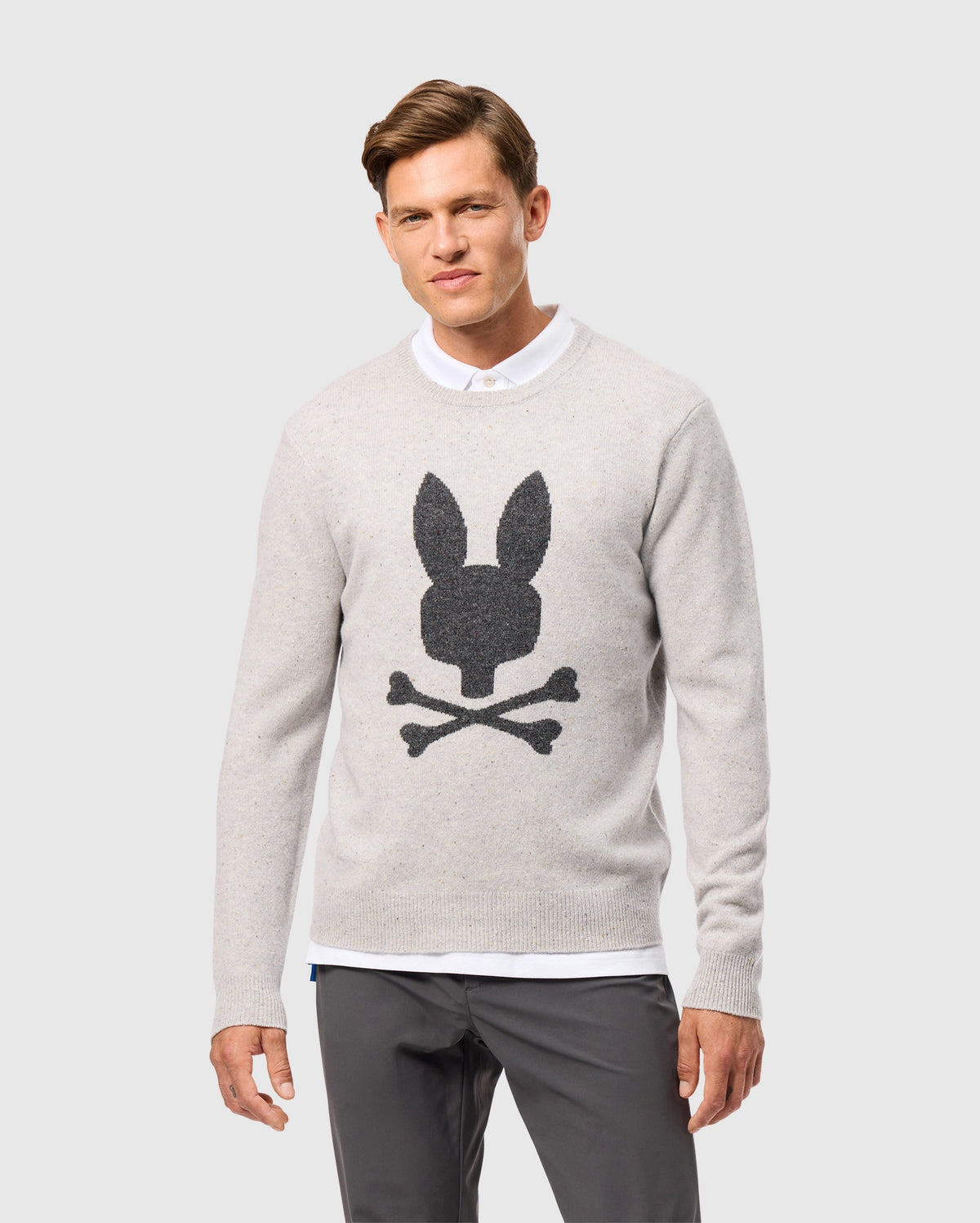 Mens lincoln merino wool sweater