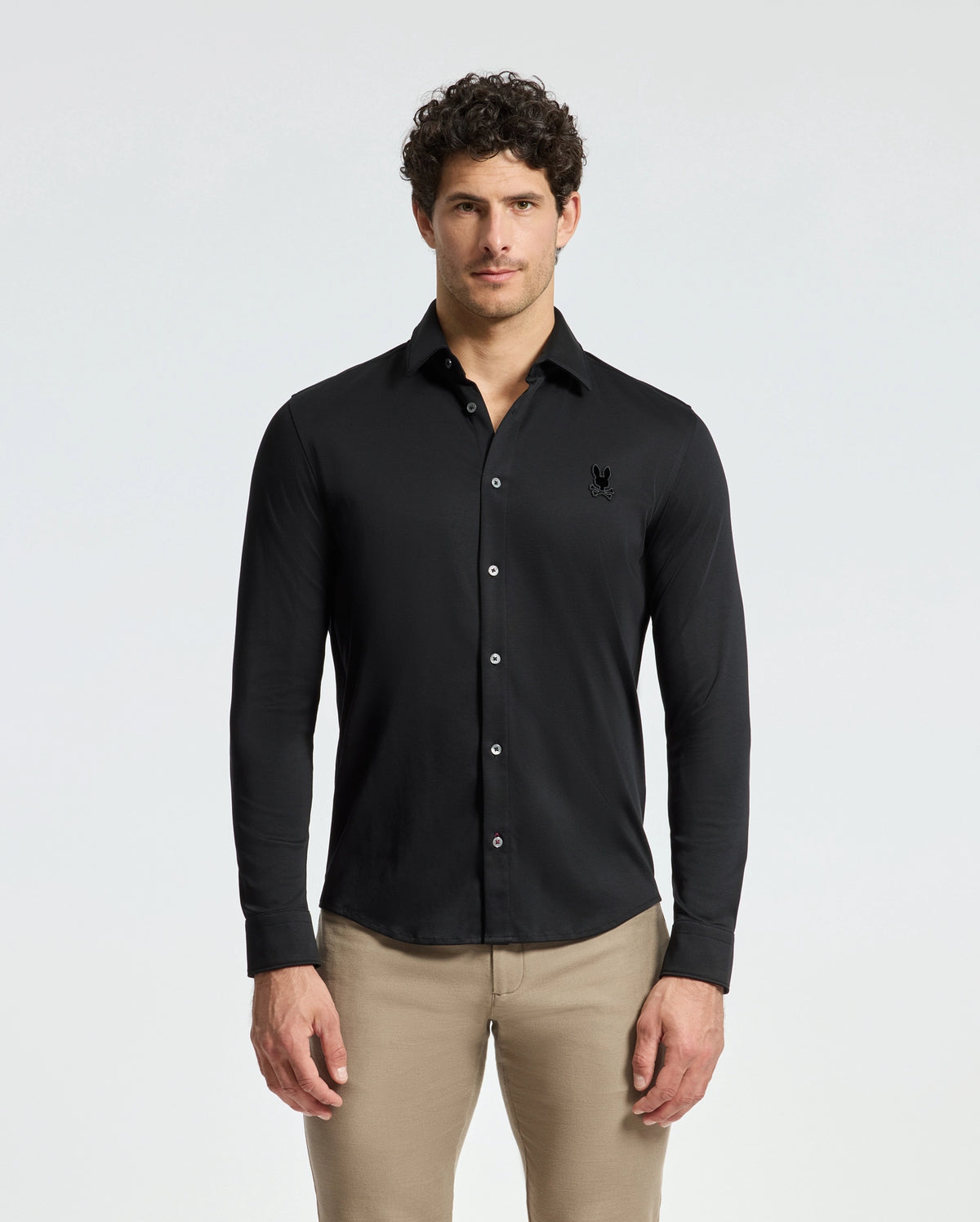 Mens interlock knit shirt