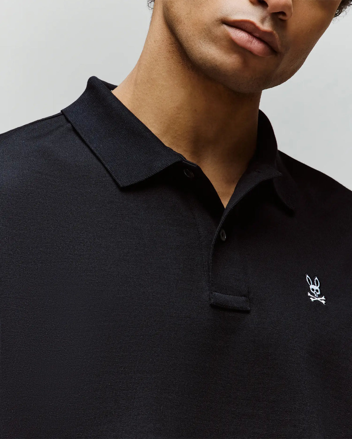 Mens henry oversized fit polo