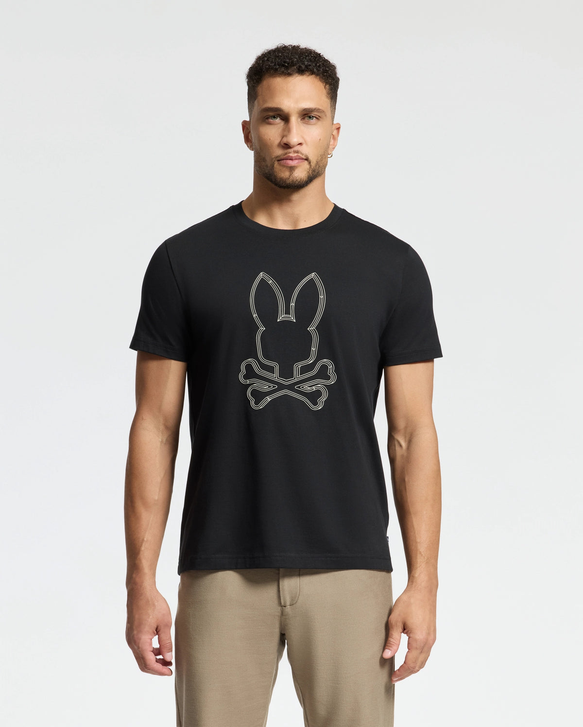 Mens monarc front bunny graphic tee