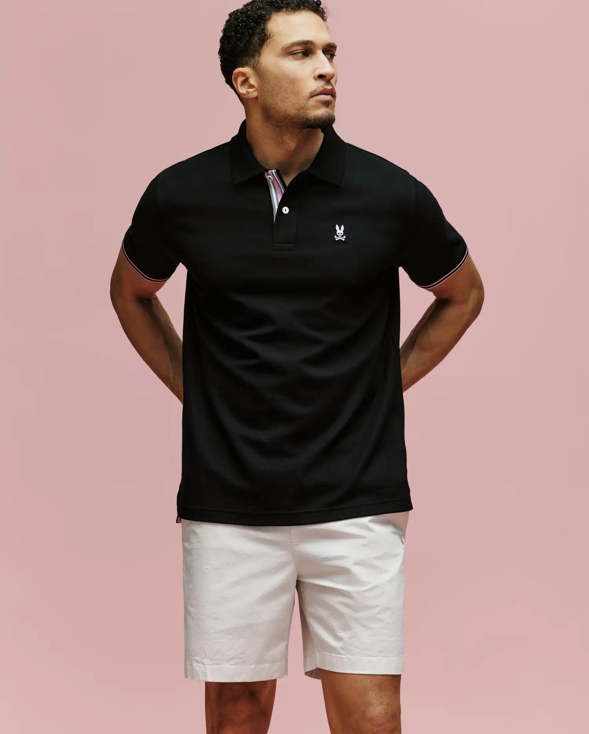 Mens archive classic bunny pique polo