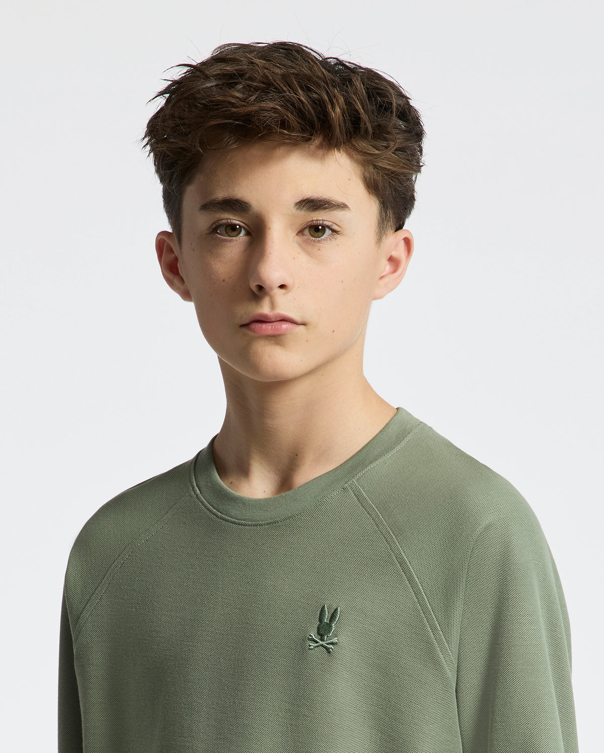 Kids taylor pique long sleeve tee