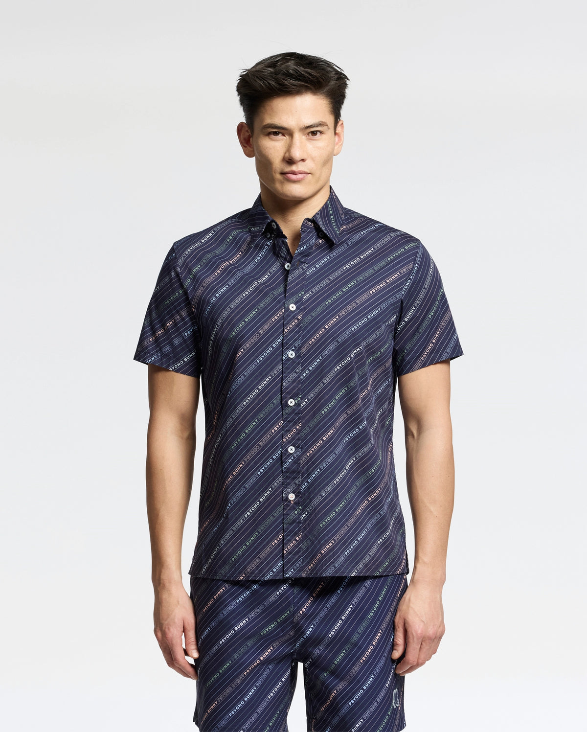Mens renmark stretch poplin woven shirt